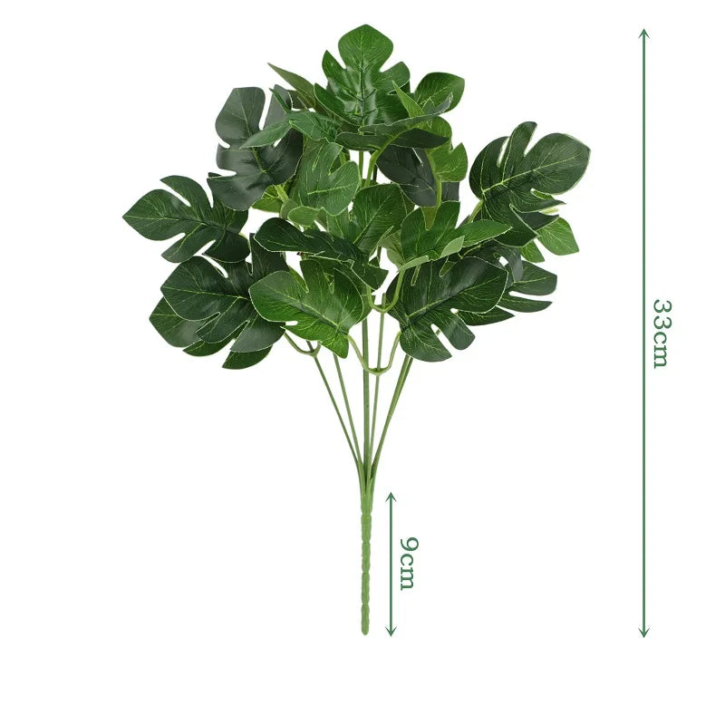 feuilles de bambou artificielles en soie pour décoration élégante - vue 18 sur 32