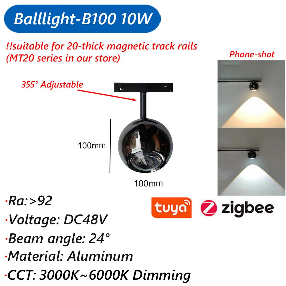 suspension zigbee3.0 intelligente avec lumière led moderne et connectivité - vue 24 sur 27