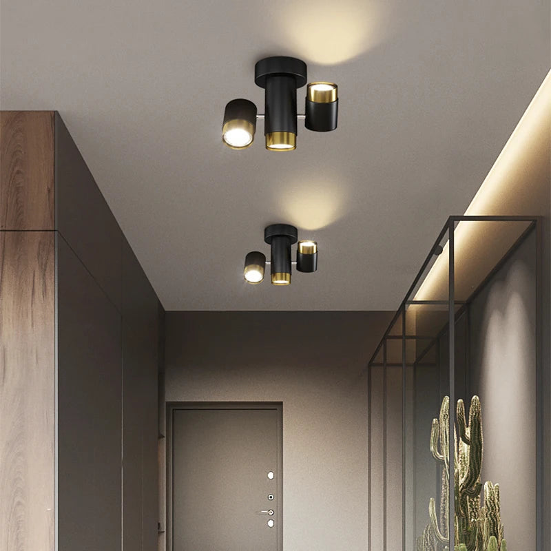 Plafonnier LED nordique éclairage intérieur spot vestiaire chambre salon couloir cuisine décoration de la maison plafonniers - vue 4 sur 9