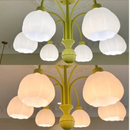 lustre abat-jour citrouille moderne 2023 en verre pour décoration maison