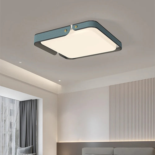 plafonnier moderne carré rectangulaire pour éclairage décoratif - vue 2 sur 9