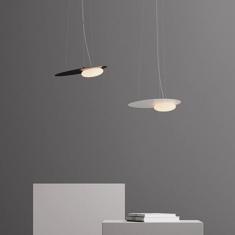 lustre led moderne créatif pour décoration de restaurant avec cordons réglables - vue 1 sur 9