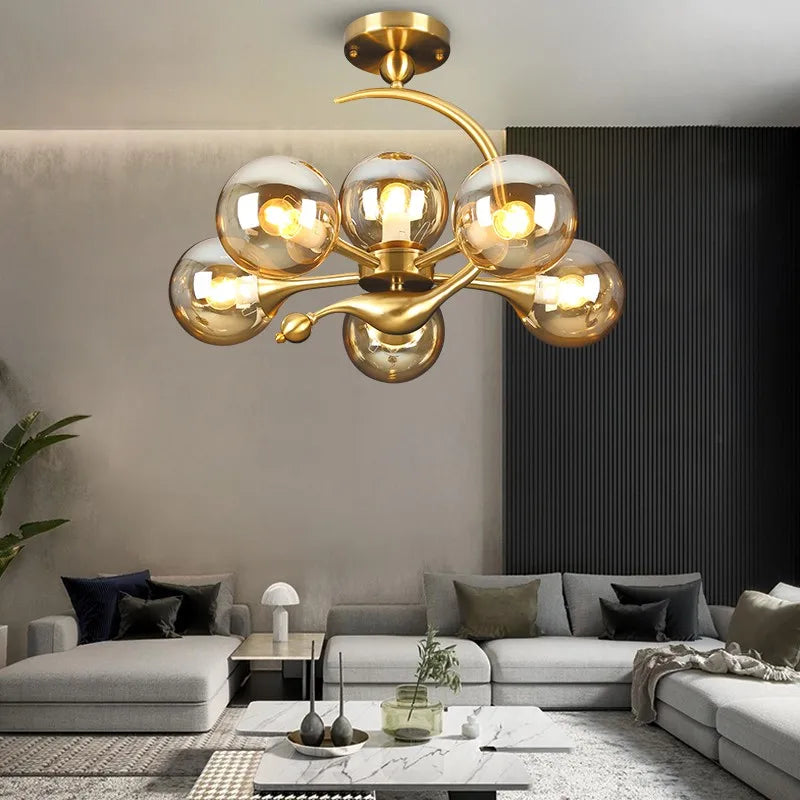 lustre nordique post-moderne simple style américain moderne - vue 4 sur 14