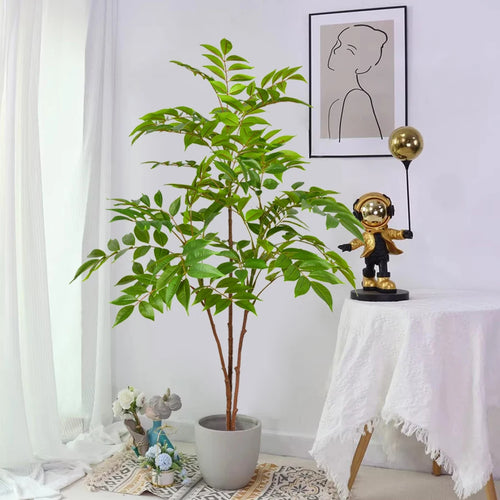 grande branche artificielle de ficus pour décoration intérieure et extérieure - vue 2 sur 9