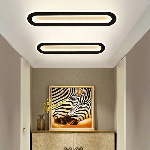 lustre nordique led simple moderne créatif balcon - vue 3 sur 24