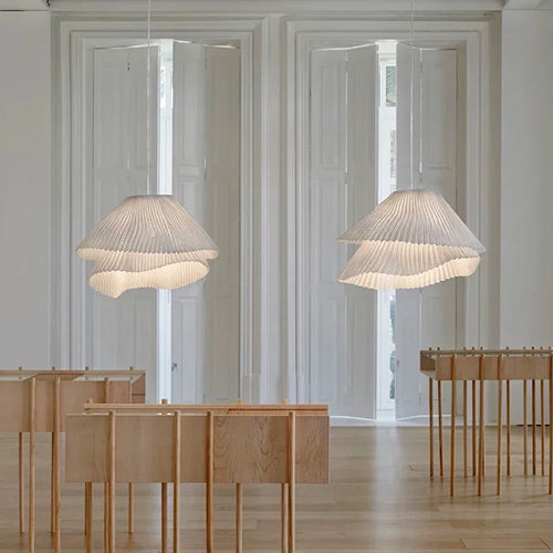 Nordique Wabi Sabi suspension LED lumières pour salon Restaurant Lustre salle à manger chambre Loft suspension lampe Lustre Luminaire - vue 2 sur 7