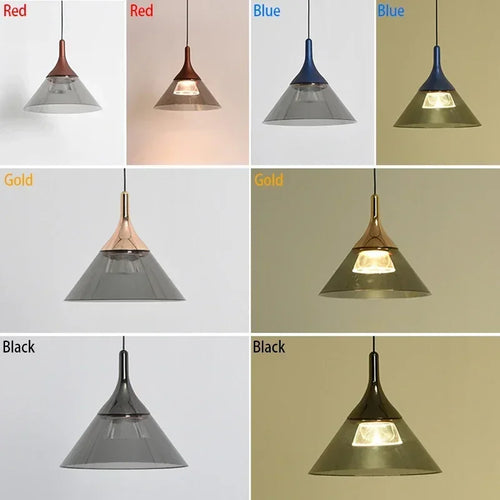 SANDYHA Suspension moderne LED Mesita De Noche dortoir chambre salon salle à manger étude Suspension Luminaire lustres - vue 6 sur 10