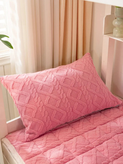 surmatelas doux hiver en velours agneau pour étudiants - vue 6 sur 12