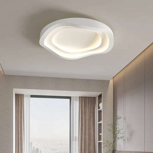 plafonnier led rond élégant lampe intelligente pour décoration intérieure - vue 7 sur 9