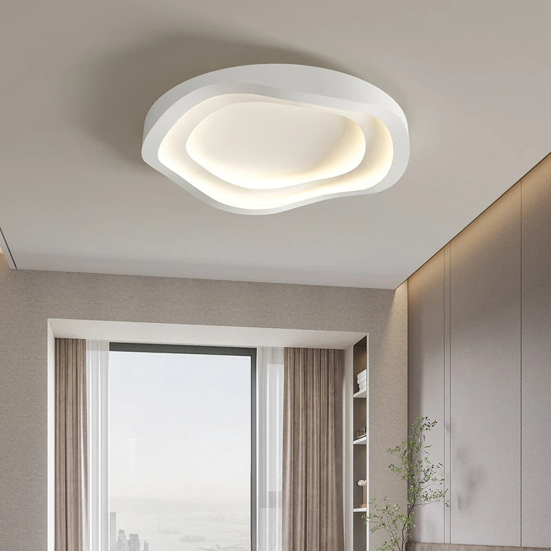 plafonnier led rond élégant lampe intelligente pour décoration intérieure - vue 6 sur 9