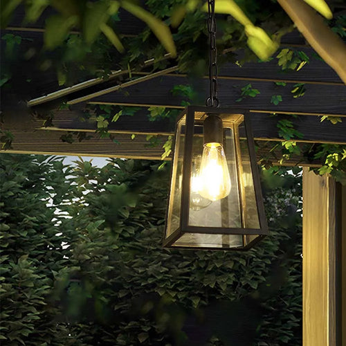 suspension rétro imperméable pour éclairage extérieur élégant - vue 4 sur 7