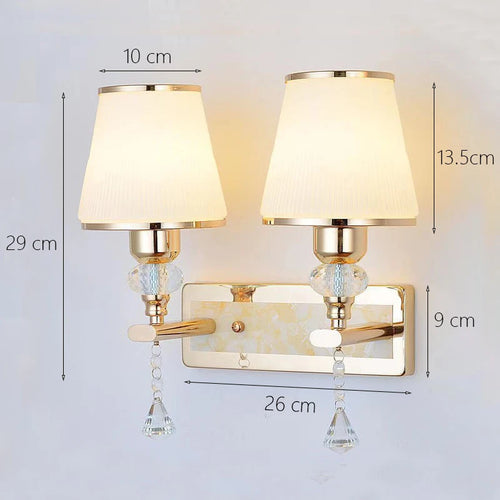 applique murale en cristal minimaliste moderne pour intérieur luxe - vue 12 sur 12