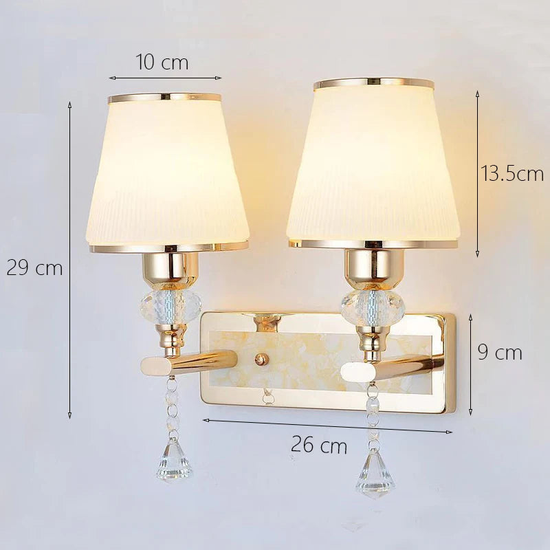 applique murale en cristal minimaliste moderne pour intérieur luxe - vue 11 sur 12