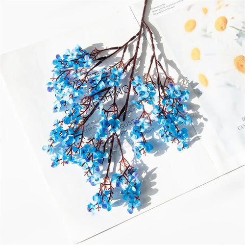 fleurs artificielles cerisier gypsophile décoration mariage vase DIY - vue 15 sur 14