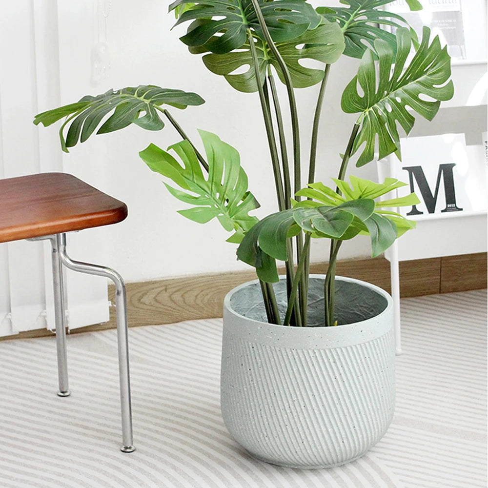 moule en silicone pour pot de fleurs en béton design européen - vue 3 sur 6