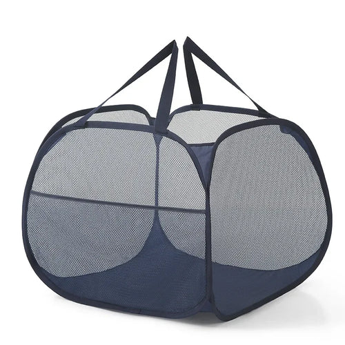 panier à linge pliable avec poignées renforcées pour le transport - vue 11 sur 11
