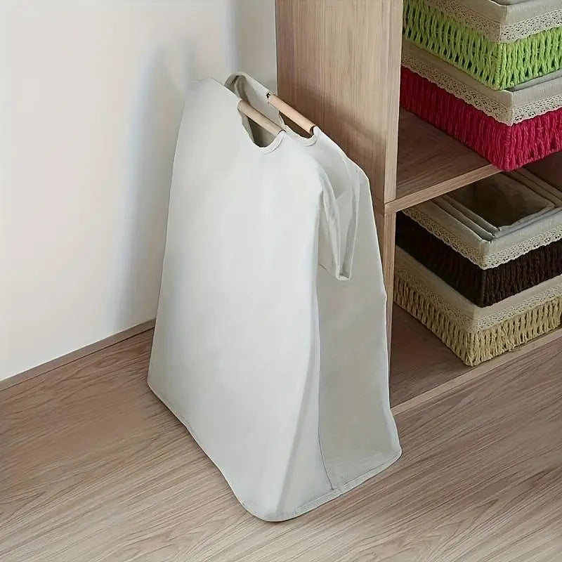 panier de rangement pliable grande capacité avec poignée - vue 5 sur 9