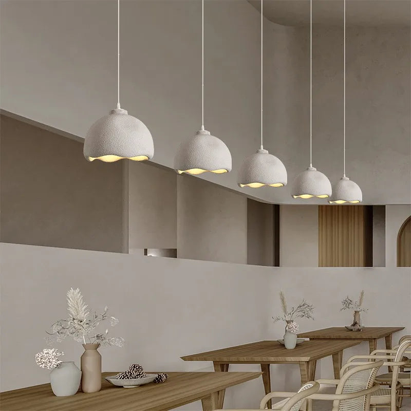 lustre moderne suspendu en résine pour décoration intérieure - vue 5 sur 8