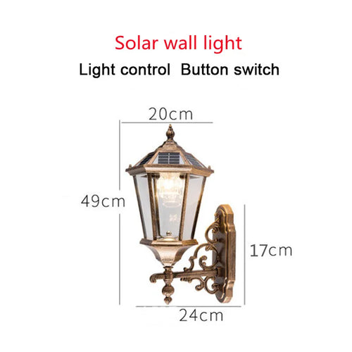 lampe solaire extérieure pour éclairage de jardin et allée - vue 11 sur 14