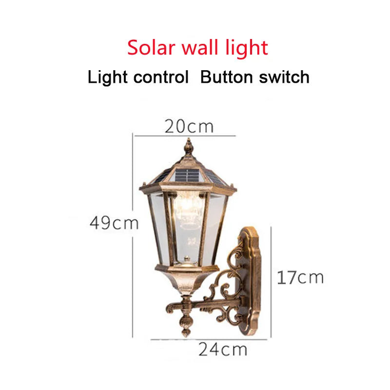 lampe solaire extérieure pour éclairage de jardin et allée - vue 11 sur 14