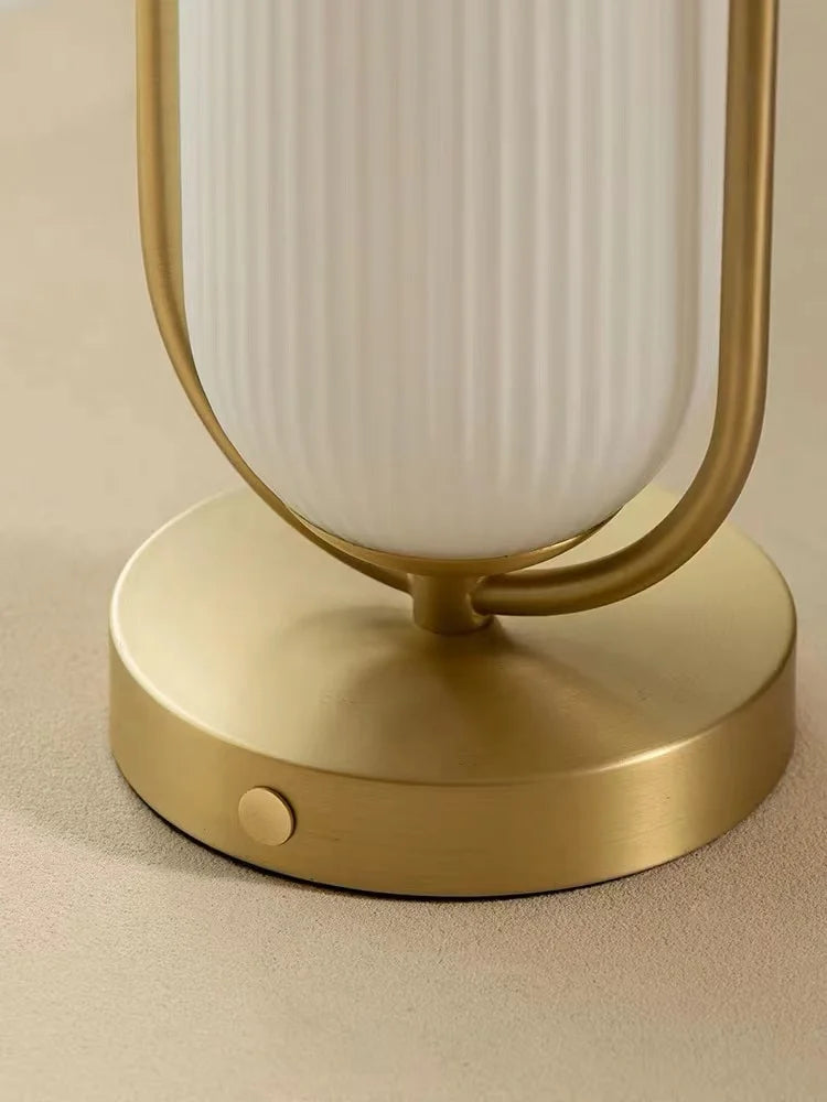 lampe portable en verre design moderne pour décoration intérieure - vue 5 sur 10