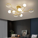 lustre moderne en verre blanc design élégant pour intérieur contemporain