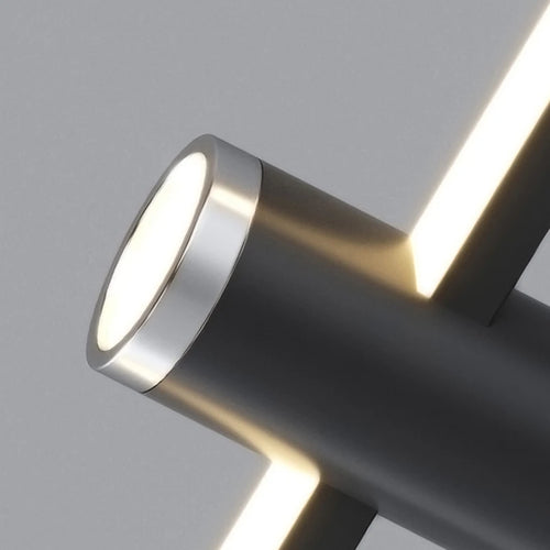 lustre nordique moderne avec projecteur pour restaurant et bar - vue 5 sur 18