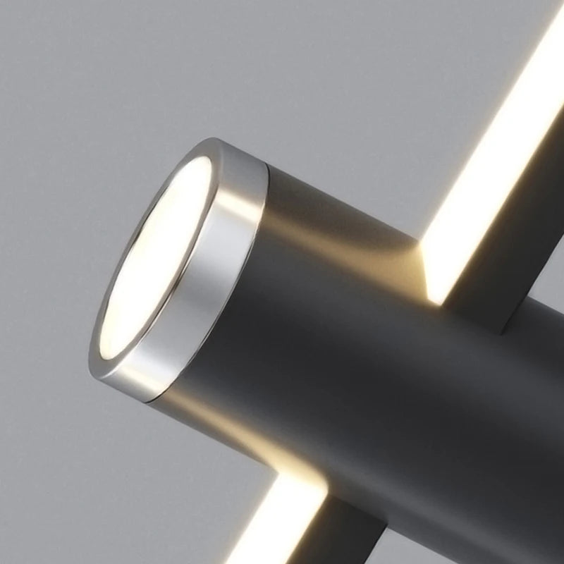 lustre nordique moderne avec projecteur pour restaurant et bar - vue 5 sur 18