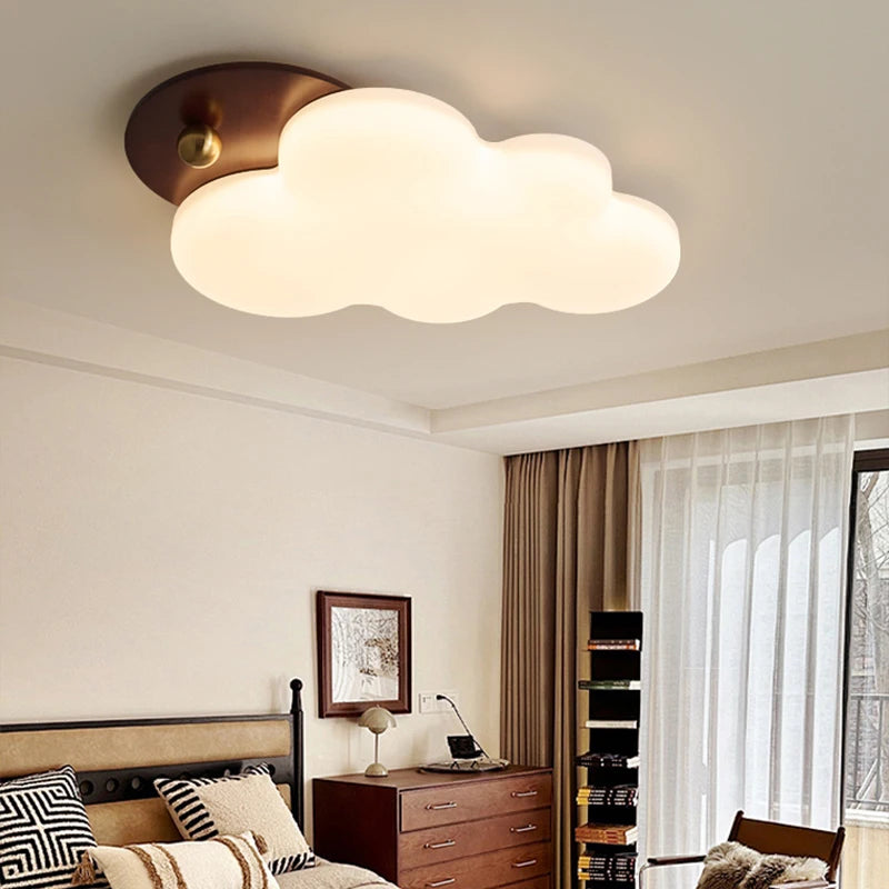 lampe nuage pour chambre enfant style médiéval protection des yeux - vue 3 sur 7