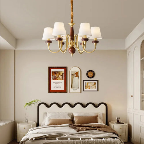 lustre en cuivre pour éclairage intérieur moderne et élégant - vue 4 sur 7