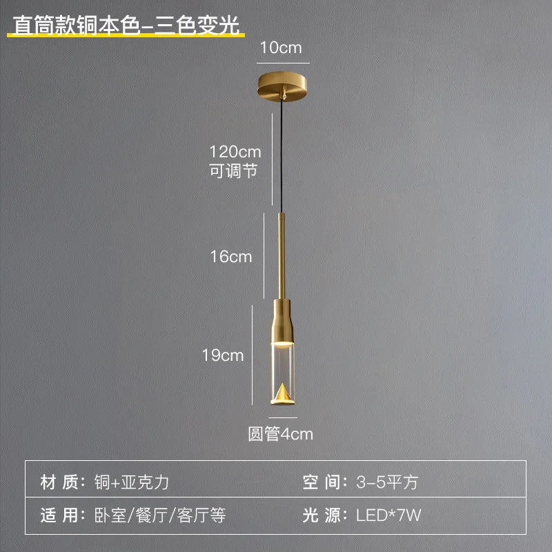 suspension design en cuivre pour éclairage intérieur chic - vue 5 sur 8