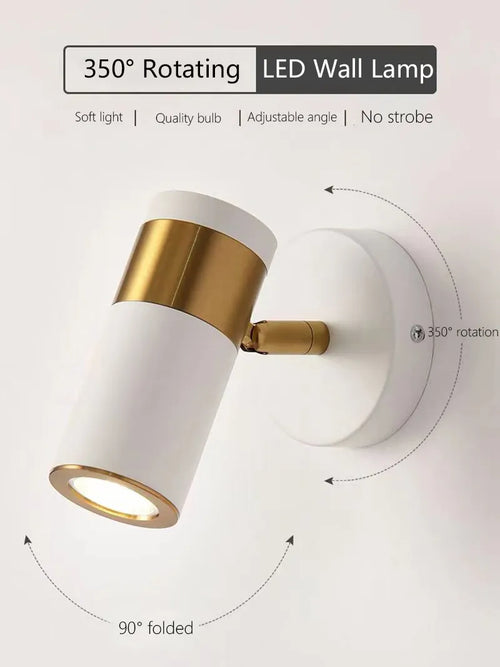 Applique murale nordique réglable led - vue 3 sur 15