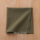 Serviette de table coton lavé style classique réutilisable