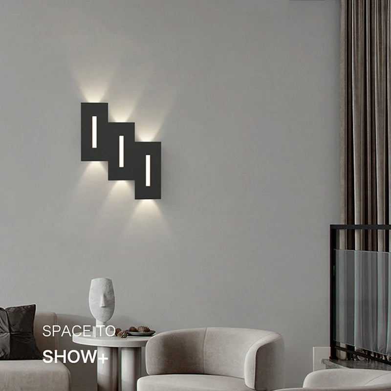 applique murale led double tête style nordique pour hôtel - vue 3 sur 12