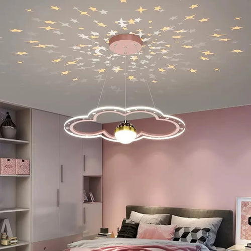 lustre moderne en forme d'étoile pour chambre d'enfant décorative - vue 4 sur 18
