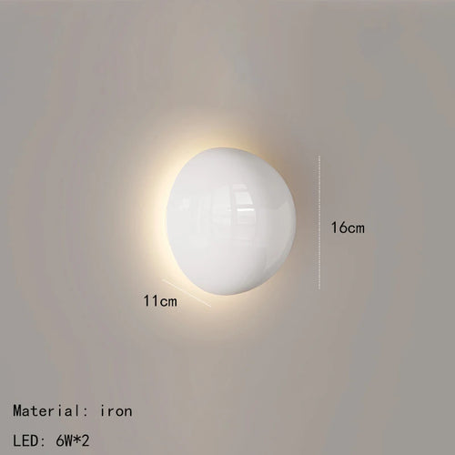 mini lampe led murale en métal pour ambiance hôtelière