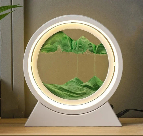 lampe de table créative avec sable mouvant 3D décoratif - vue 22 sur 24