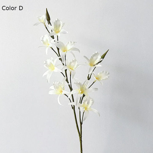 orchidées de luxe fleurs artificielles pour Noël mariage et décorations automne - vue 8 sur 7