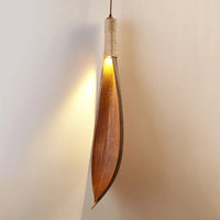 suspension créative en forme de feuille rétro pour décoration intérieure