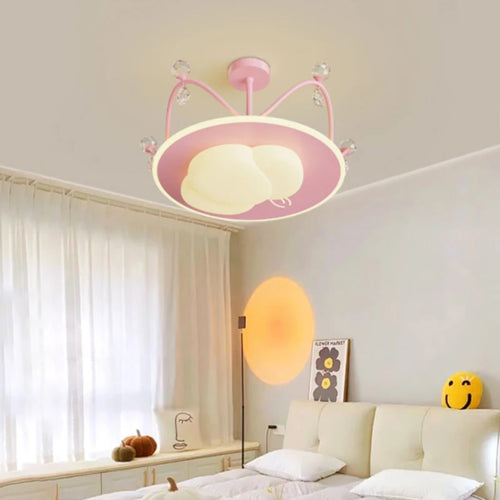 lampe créative en cristal pour chambre de princesse moderne - vue 5 sur 21