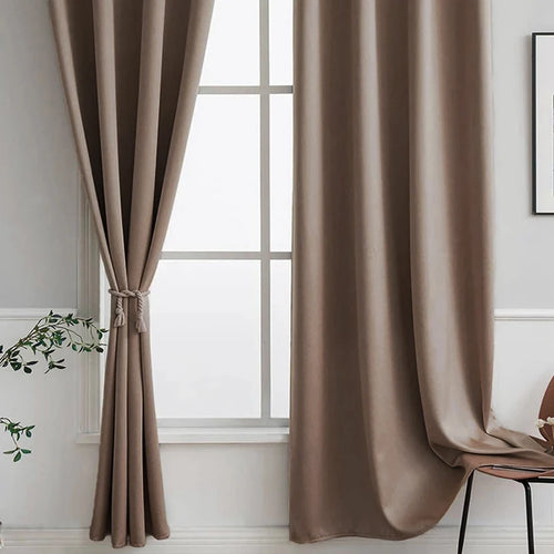 Rideau uni moderne pour salon et chambre fenetre - vue 4 sur 10