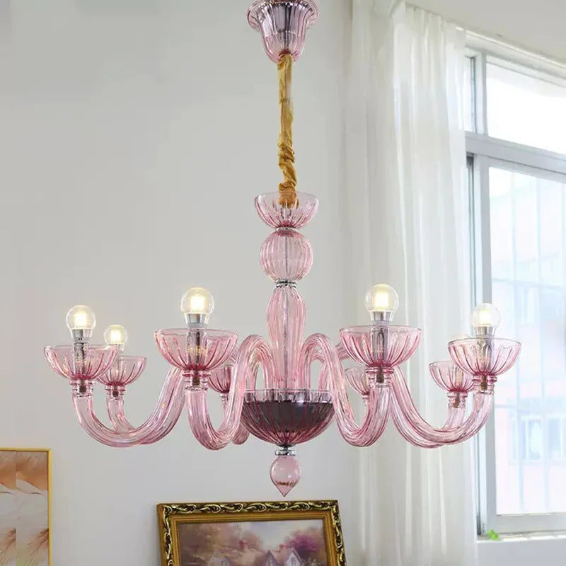 lustre led en cristal pour décoration intérieure élégante - vue 2 sur 15
