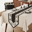 Chemin de table style vintage floral esprit campagne