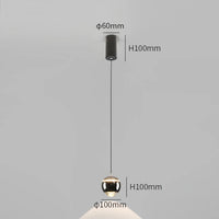 suspension moderne en forme de boule pour intérieur créatif