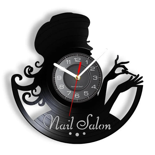 horloge murale vinyle pour salon de manucure et beauté - vue 23 sur 31