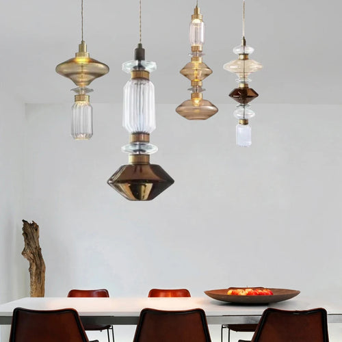 lustre led avec collocation gratuite et fil réglable - vue 2 sur 14
