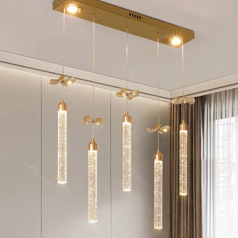Suspension moderne en cristal - vue 1 sur 6