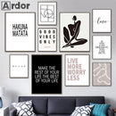 citations de motivation nordiques pour décoration murale et art