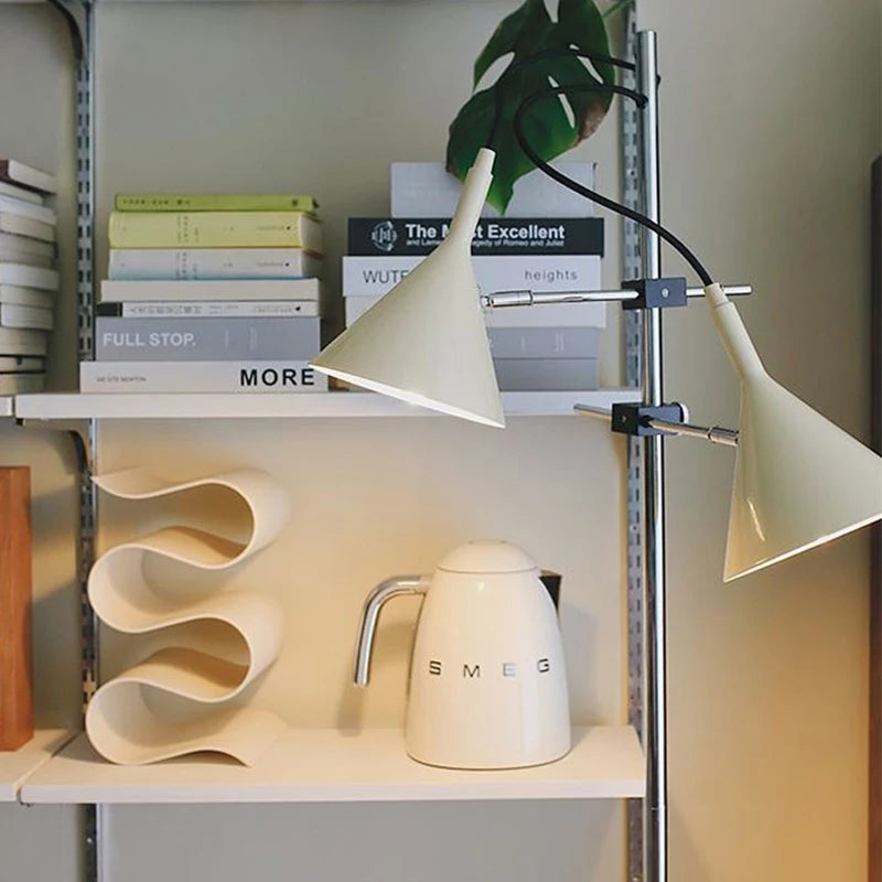 lampadaire led à deux têtes pour éclairage d ambiance intérieur décoratif - vue 7 sur 7