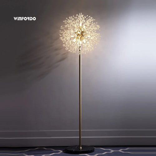 lampadaire led pissenlit de luxe winfordo - vue 2 sur 10